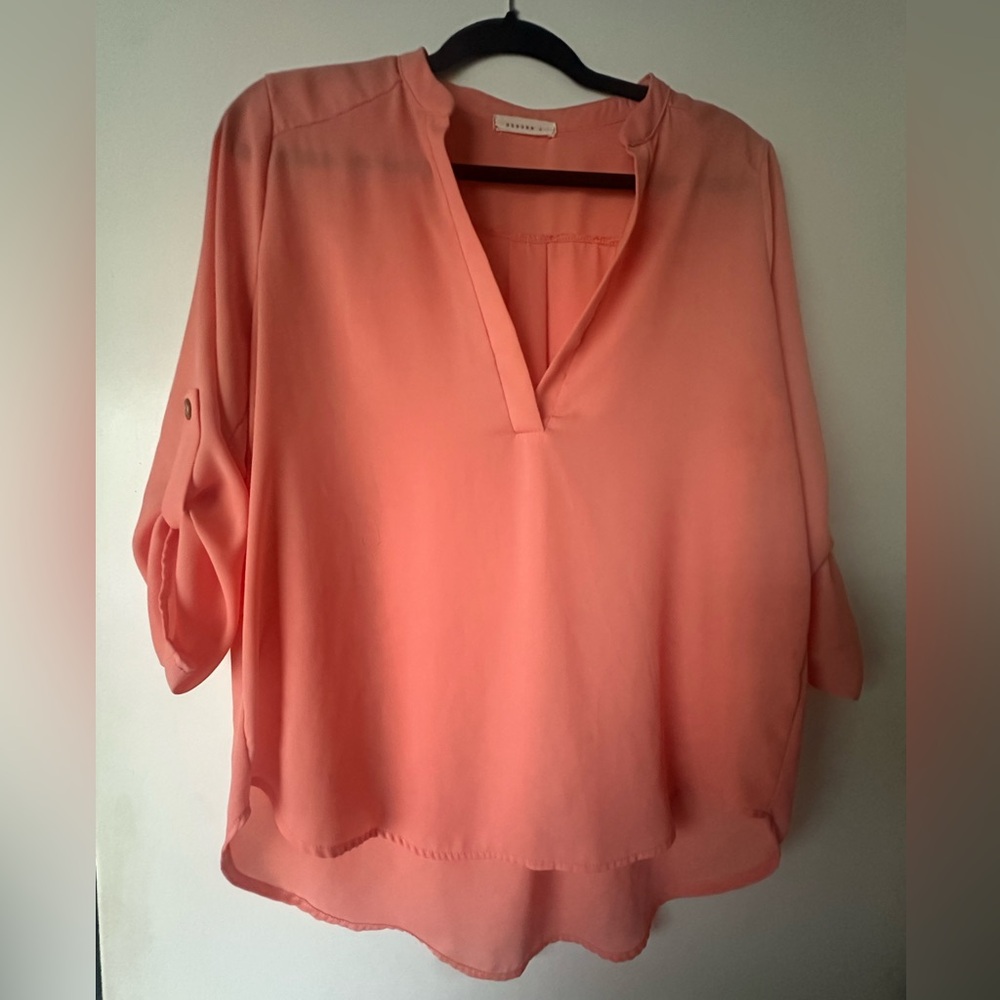 Peach Blouse